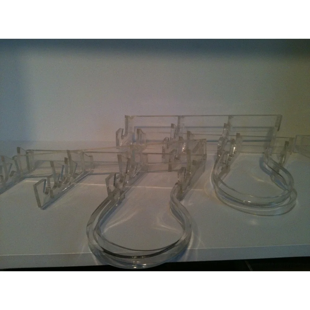 Set of 5 stands for 5 Piece Dinnerware / China / Place Setting Dish Display